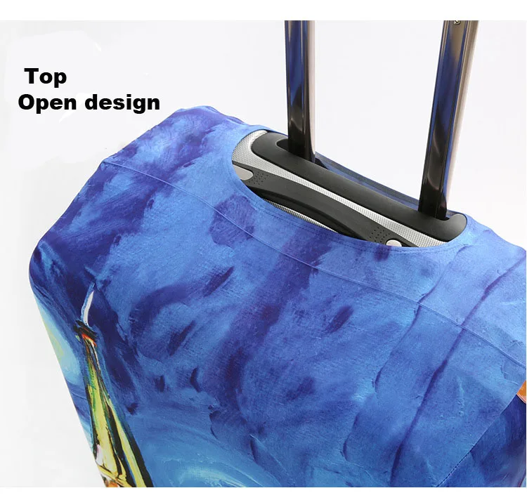 OKOKC Париж Tata принт Чемодан охватывает эластичный пылезащитный чемодан Крышка для 18-32 дюймов футляр аксессуары толстый