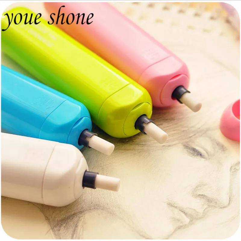

2018 Hot Sale electric eraser Learning Supplies Eectric Eraser Art Drawing Rubber Student Stationery souvenir for children