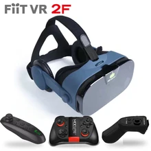Original FiitVR 2F 112 FOV 42mm Anti-Blue Lenses Stereo Google Cardboard Smartphone 3D Glasses Virtual Reality Headset version