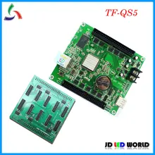 TF-QS5(замена TF-VTA02) rgb-видео асинхронный Светодиодный экран контроллер карты поддерживает порт Lan USB порты 320*128 пикселей