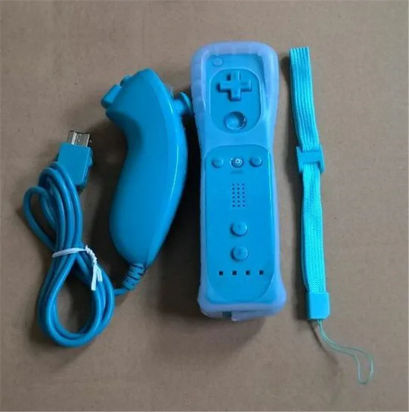 Встроенный беспроводной пульт дистанционного управления Motion Plus для Nintendo wii Nunchuck для Nintendo wii Пульт дистанционного управления джойстиком Joypad