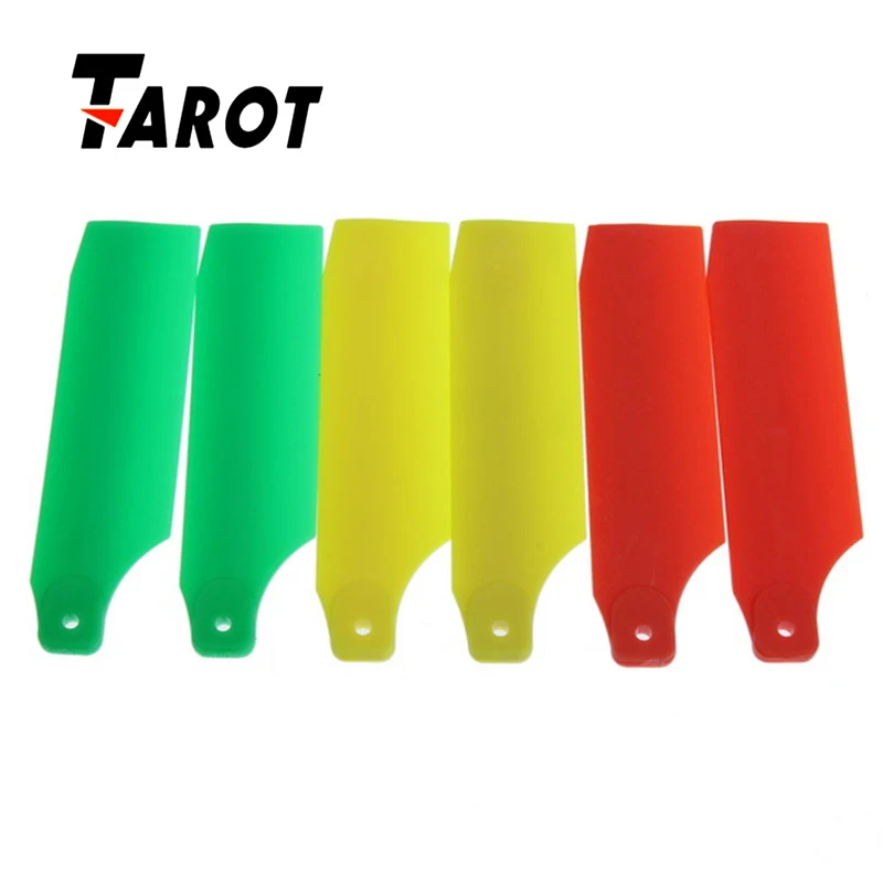 

Best Deal Tarot Tail Rotor Blade Propeller TL45035-06 F02174 For All Trex 450 Yellow Red Green Orange
