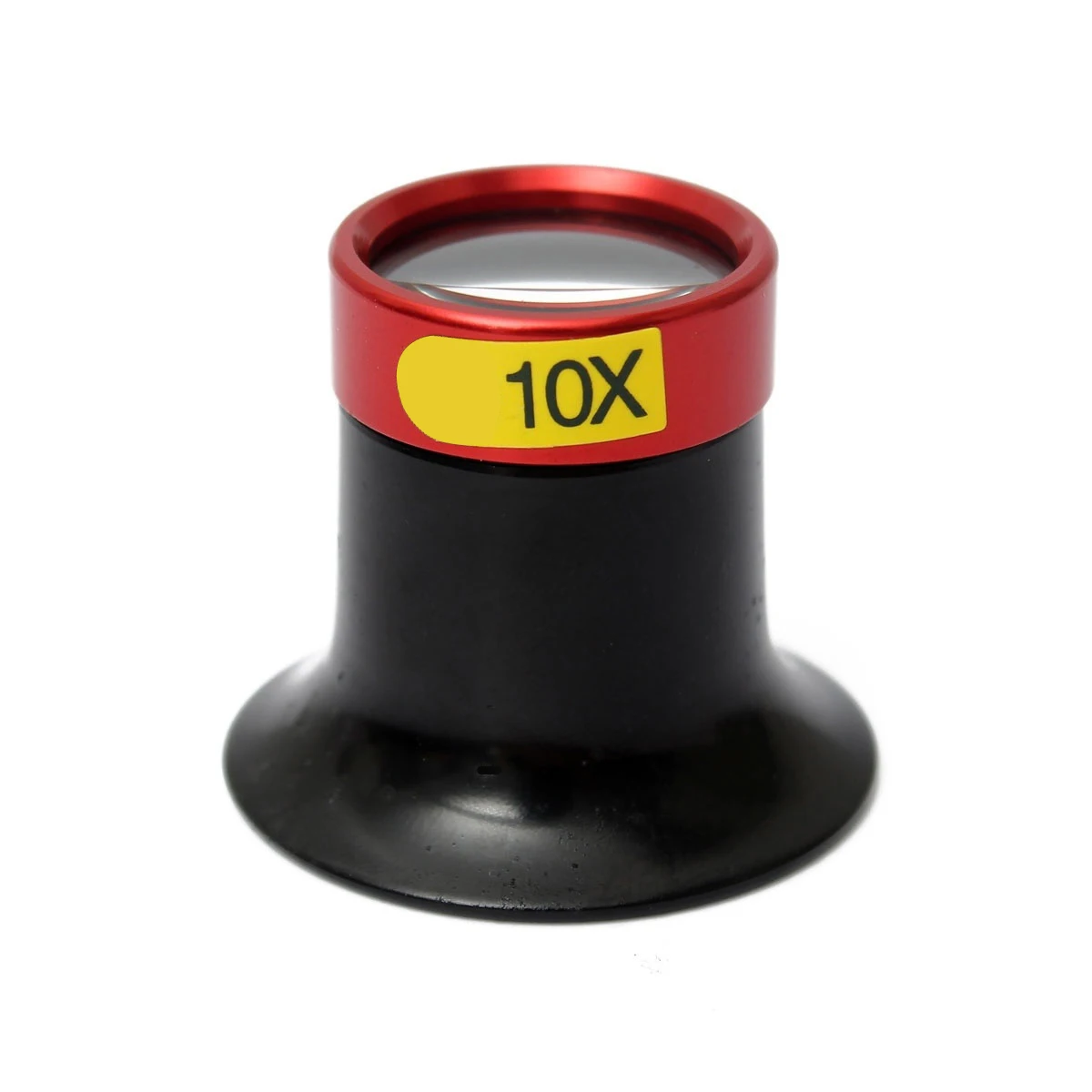 

1Pcs 10X Monocular Magnifying Glass Loupe Lens Magnifier Eye Glass Jeweler Watch Repair Tool Handhold Portable Aluminium Alloy