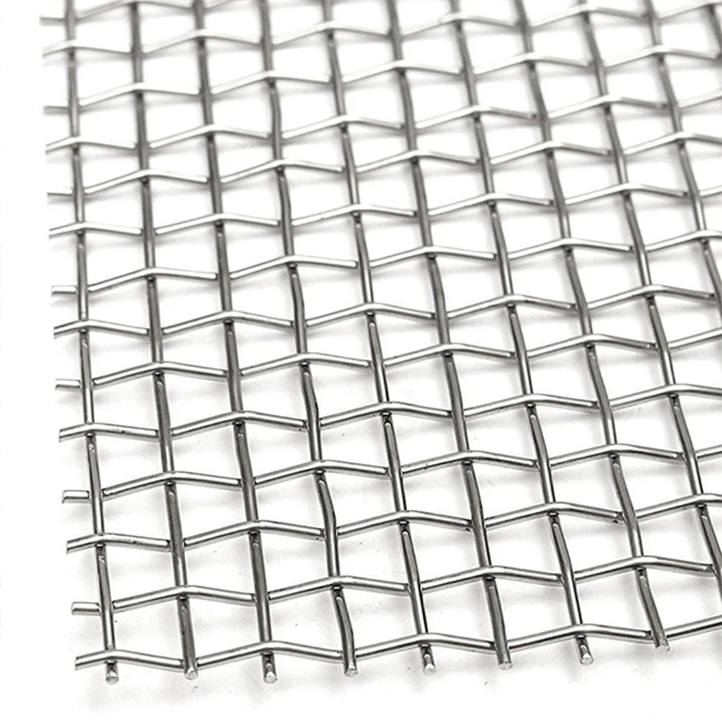 DWZ 5/8/20/30/40 Mesh Stainless Steel Woven Cloth Screen Wire Filter Sheet 6x12''