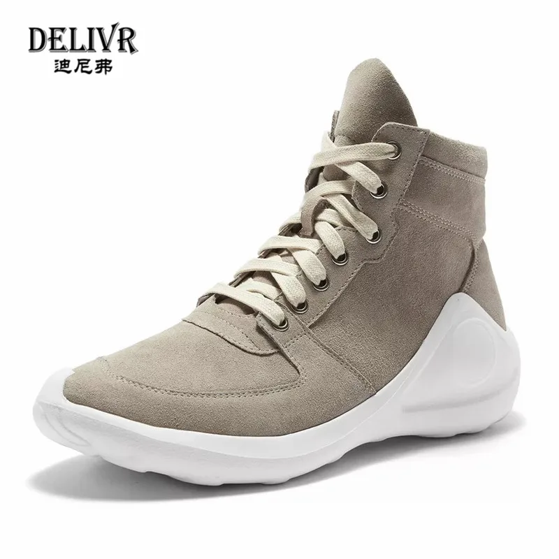 

Delivr New Men Chelsea Boots Ankle Boots Cow Suede Fashion Men's Male Brand Quality Slip Ons Motorcycle Men's Martins Boots 2019