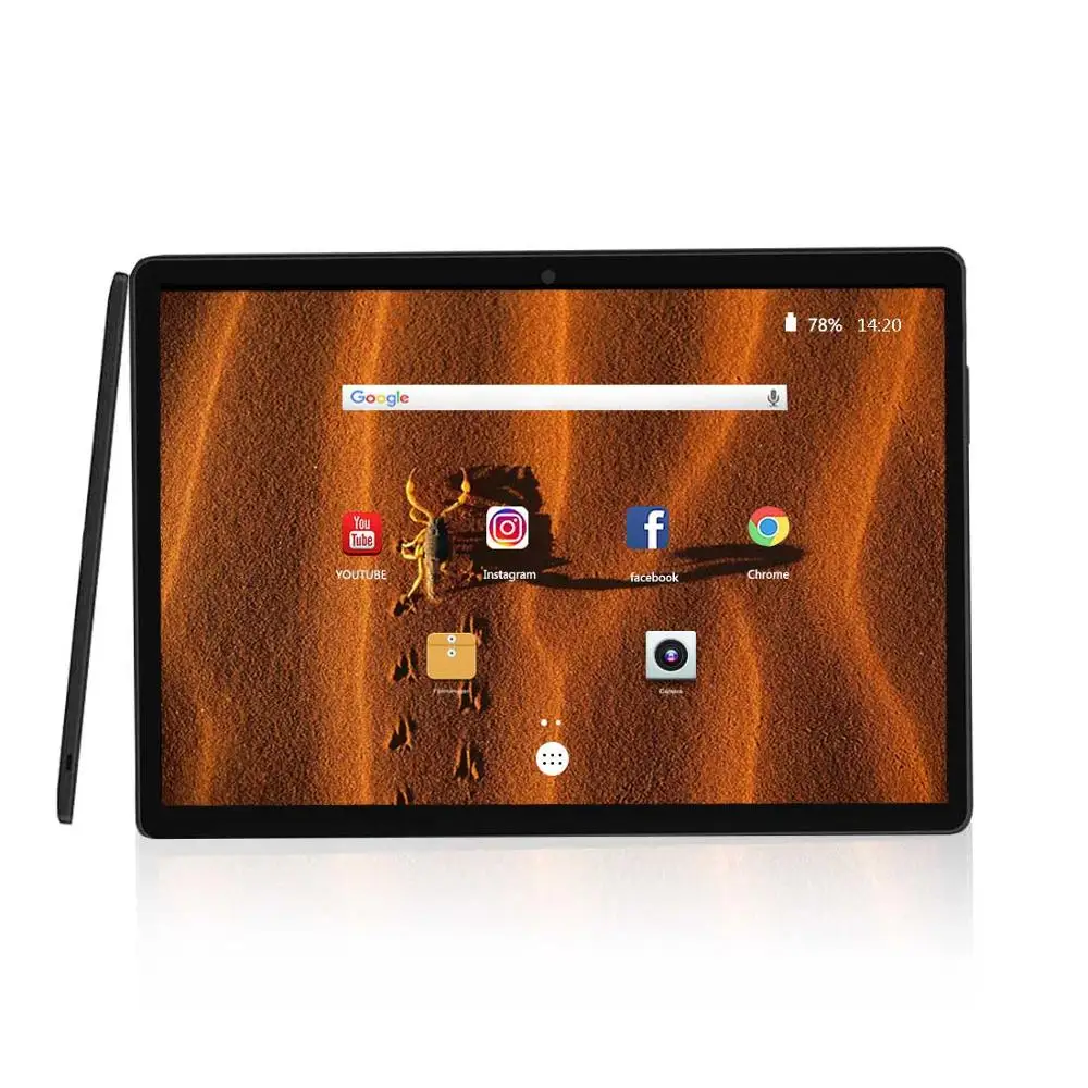 10.1 Inch Tablet Pc Android Tablet 1280*800 IPS 4GB+64GB Dual SIM 3G Tablet Quad Core Android 8.0 Bluetooth WiFi Tablets 10