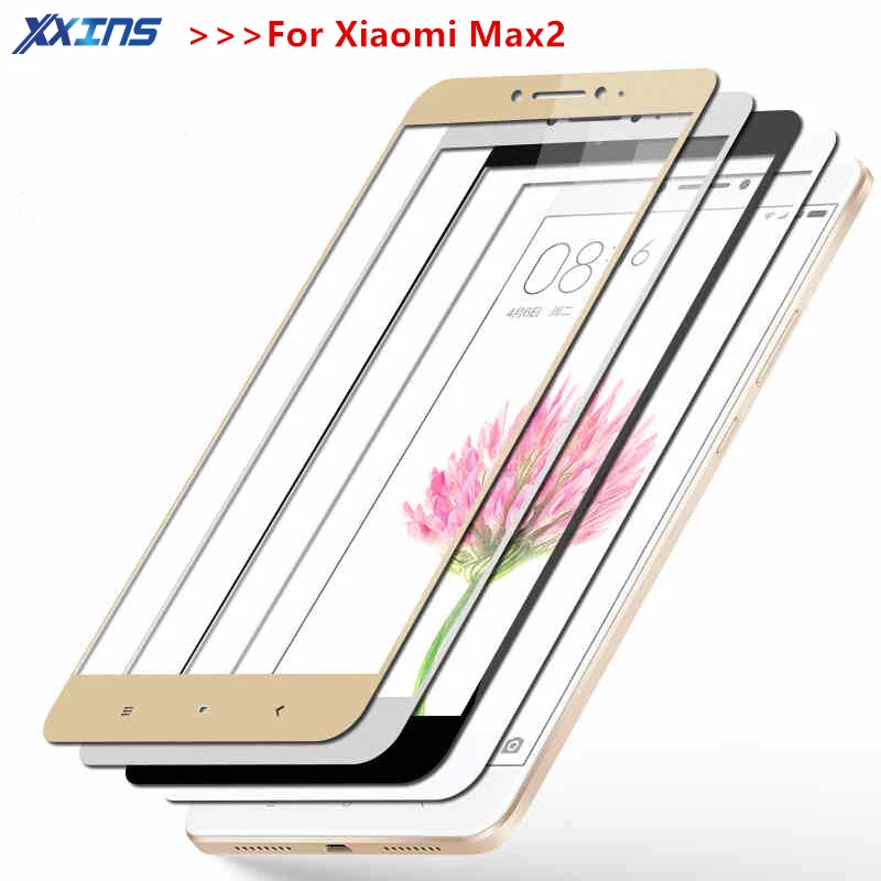 

Xxins 9H 0.26mm 3D Full screen cover Tempered GLASS For Xiaomi Max2 three Style for Max 2 Explosion proof Screen Protector