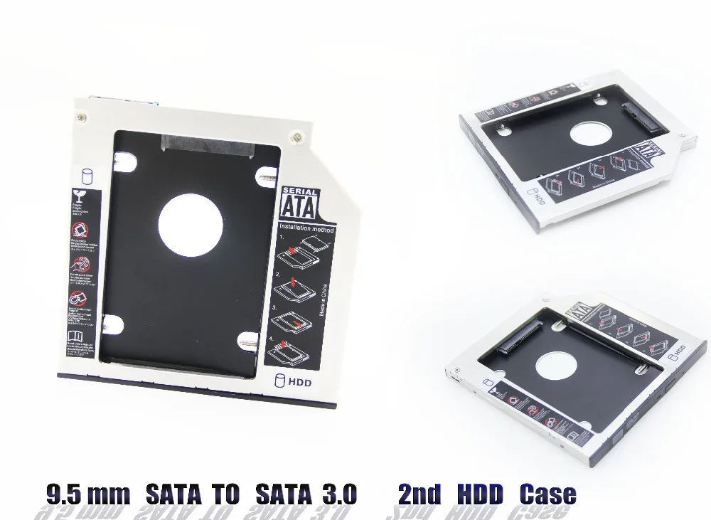 DVD для HDD/SSD, 7/9, 5 мм SATA3 SSD жесткий диск Caddy 2," 2-й HDD Caddy адаптер для 9,5 мм CD/DVD-ROM Optibay для IBM+ больше