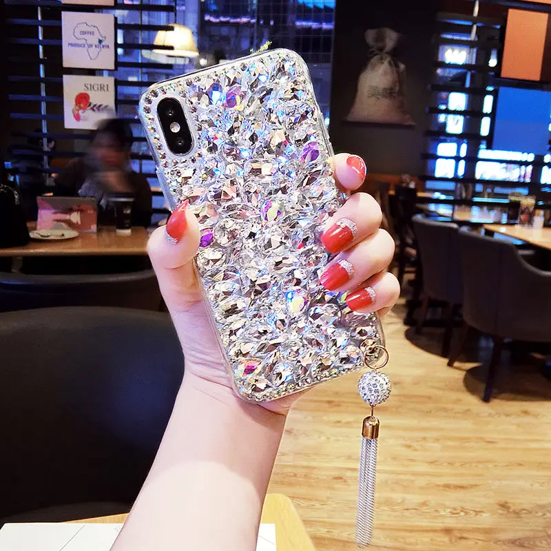 

Case For Samsung J3 J5 J7 2017 Diamond Crystal Colorful Bling Rhinestone Case Soft Cover for Samsung A5 A7 2017 A6 A8 2018 J4 J6
