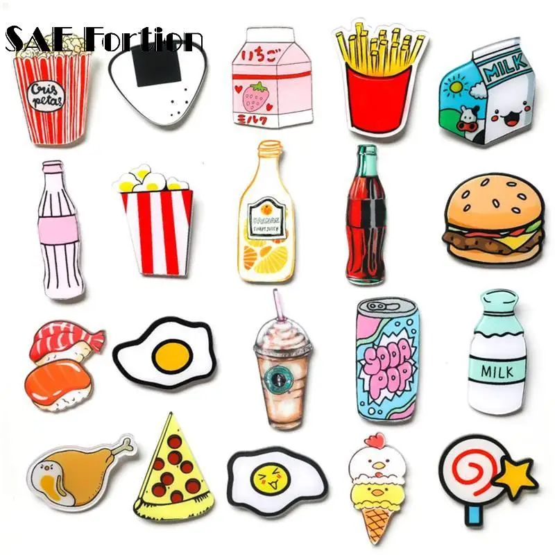 Random Styles Cartoon Series Creative Food Series Fridge Magnets Tape