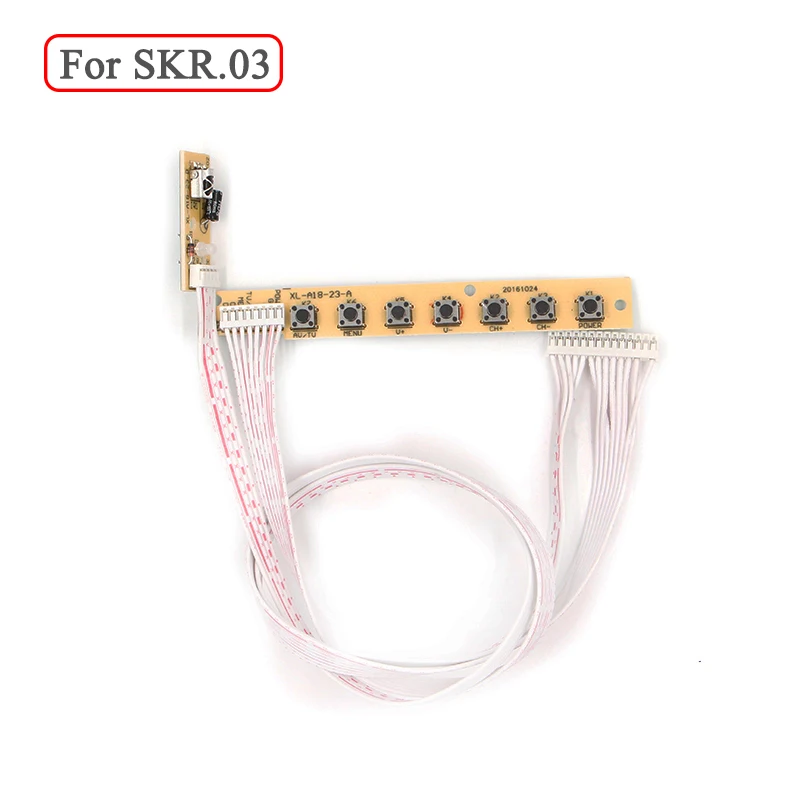 

For SKR.03 Universal controller board Universal 7 Keys Button TV Switch Keypad Board With IR v56