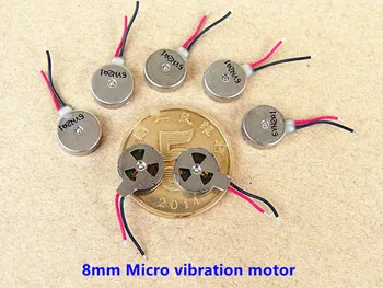 

100 Pcs/lot Japan (Nideke) 8MM miniature brushless motor intelligent sports watch button type vibration motor