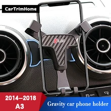 A3 аксессуары для audi a3 держатель телефона вращения держатель для телефона, устанавливаемое на вентиляционное отверстие в салоне автомобиля автомобильный держатель
