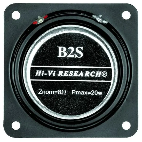 2 шт. HiVi A2S/B2S 2 ''полный спектр динамик блок алюминиевый конус экранированный 8ohm 10 Вт квадратная рамка