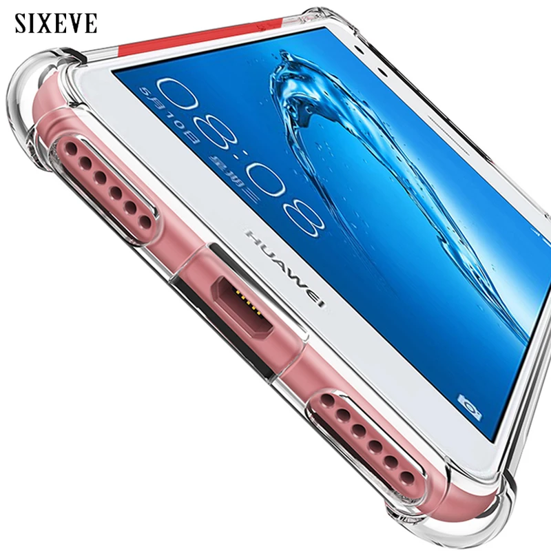 

Shockproof Clear silicone Phone Case For Huawei P8 P9 P10 Lite Plus honor 9 10 20 Play Mate 10 20 Lite Pro GR3 Y3 Y5 2017 Cover