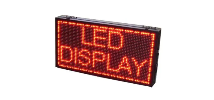 Только красного цвета led-подсветка для рекламы на воздухе знак p10 светодиодная индикаторная панель Водонепроницаемый светодиодный знак 32*64 пикселей