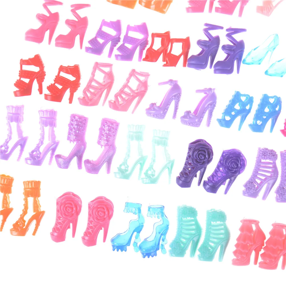 10 Pairs Shoes Party Dress Doll Shoes Dolls Accessories Gift TS Bcf2 for sale online