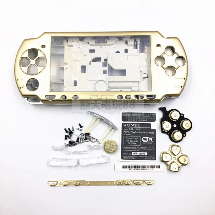 

17 Colors Available New Full Housing Shell Cover Case For PSP 2000 PSP2000 With Buttons Kit
