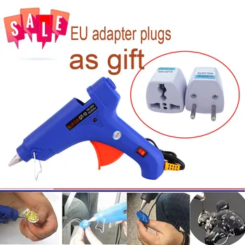 

Sale 100w 100v-240v Tools For Dent Removal Paintless Dent Repair Tools Set Hot Melt Glue Gun with EU adapter plugs as gift
