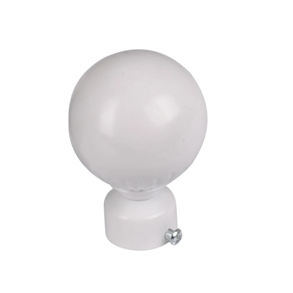 1 Piece Retro Window Drapes Curtain Pole Rod Finials Ends Heads 28mm, 14 Styles Available