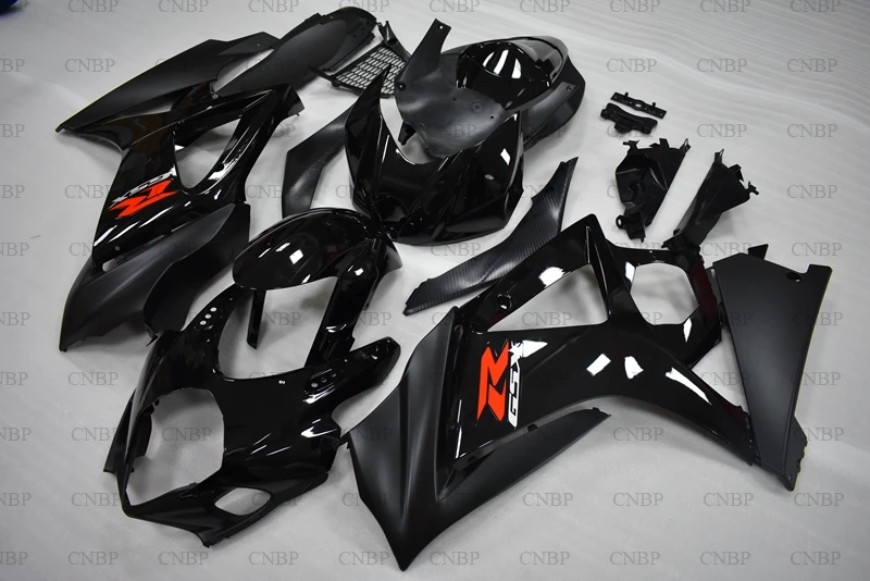 GSXR 1000 07 комплекты обтекателей 2007 - 2008 K7 Черные искусственные фотообтекатели