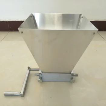 

wholesale hand craft malt mill wheat grain mill crusher home brew beer machine with two Carbon Steel rollers