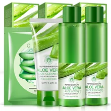 4 шт. гель алоэ вера успокаивающий увлажняющий отбеливающий крем против акне Snti-wrinkle желтоватый грубый женский очищающий крем от акне уход за лицом