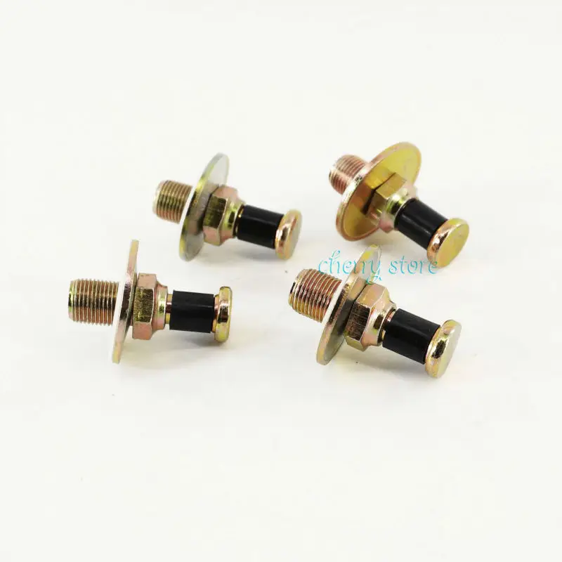 

NEW 357 837 034 4Pcs Door Lock Striker Pins For VW Volkswagen Jetta Golf MK2 Passat B3 B4 AUDI A100 A200 357837034