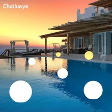 Светодиодный садовый шар с дистанционным управлением, IP68 водонепроницаемый светильник для лужайки, для бассейна, свадьбы, праздника, домашнего декора, освещение