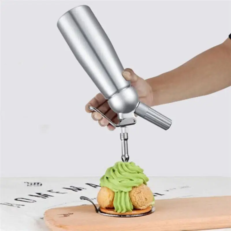 

500ML Milk whipper dessert cream whipper Dispenser Aluminium Cream Whipper Dessert Cake Decorating Nozzles Tools For kitchen