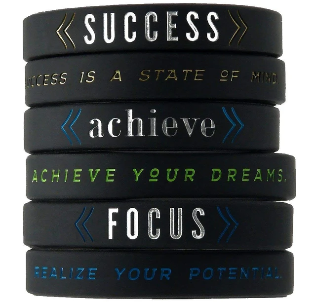 Inspirational silicone wristbands sale