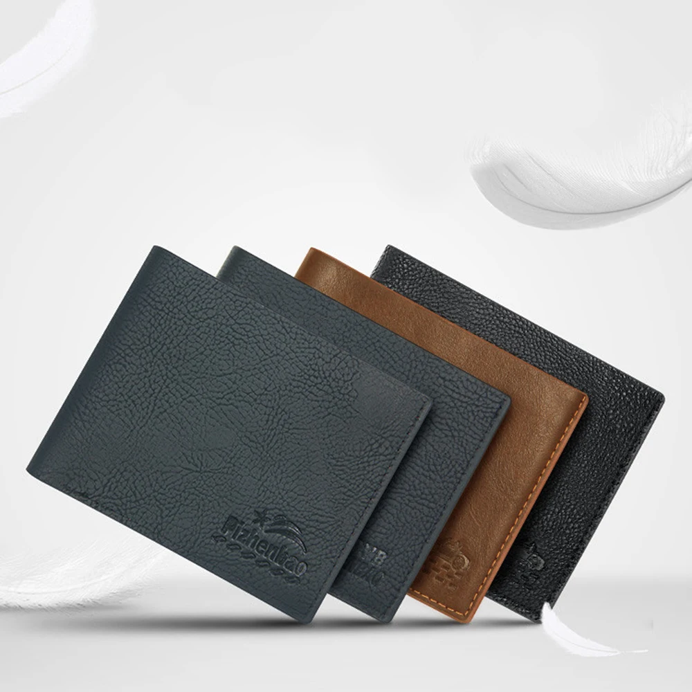 

MoneRffi 2019 Fashion Men Wallet with Coin Bag Zipper Small Money Purses New Design Dollar Slim Purse Money Clip Wallet