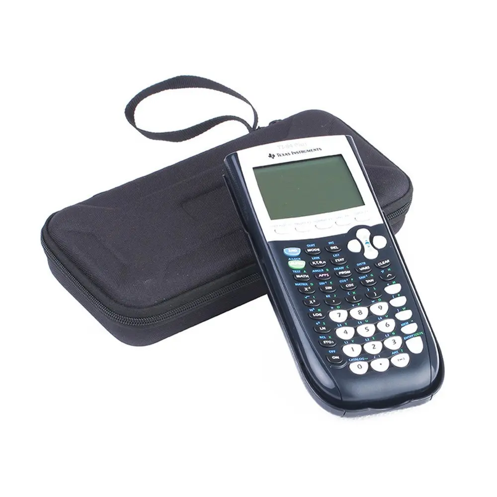 Blue Faylapa Carrying Case Storage for Graphing Calculator Texas Instruments TI-83 Plus TI-84 Plus CE EVA Case Travel Bag Protective Pouch 