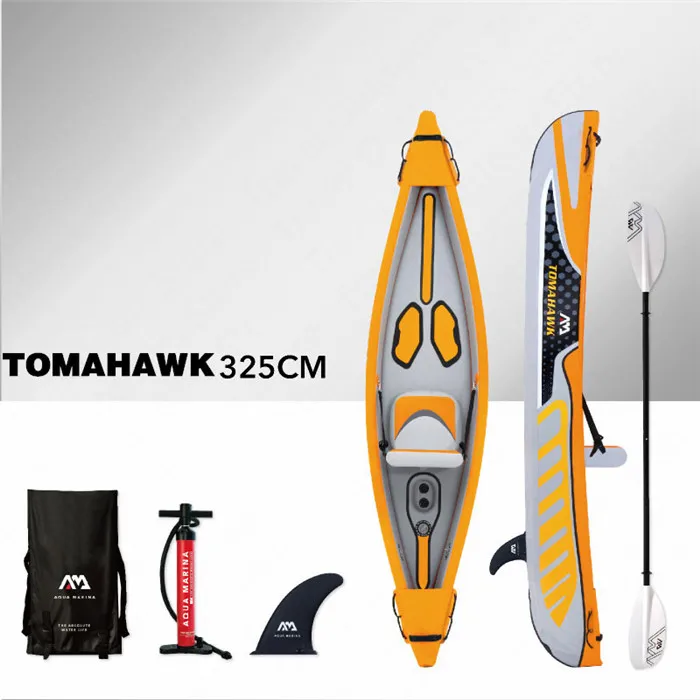 AQUA MARINA TOMAHWAK надувная байдарка лодка весло гребная ПВХ спортивные весла лодки 325*72