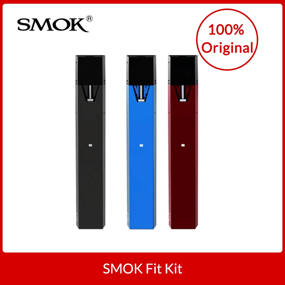 Original SMOK Fit Kit with built in 250mAh battery + 2pcs Pod 2ml Electronic cigarette All-in-One smok fit pod vape kit Original SMOK Fit Kit with built in 250mAh battery + 2pcs Pod 2ml Electronic cigarette All-in-One smok fit pod vape kit