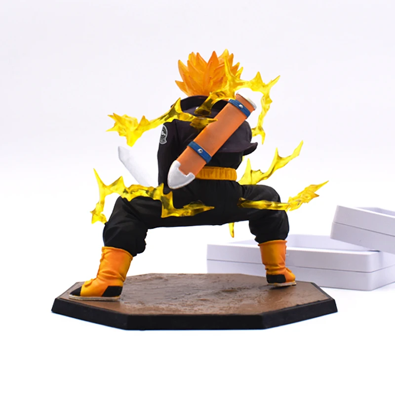 14cm Dragon Ball Z Super Saiyan Son Goku Trunks Action Figures PVP Movie&TV Anime Figure Toy Gift For Friends Free Shipping