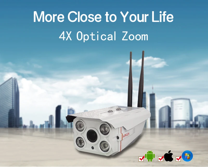 Outdoor Waterproof IP camera Zoom 01