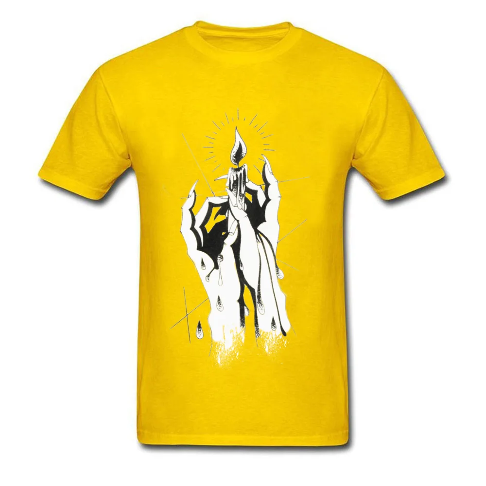 2018 Newest Men T-shirts Give Me Some Light Design Tees 100% Cotton Short Sleeve Casual Tops Shirt Round Collar Give Me Some Light yellow