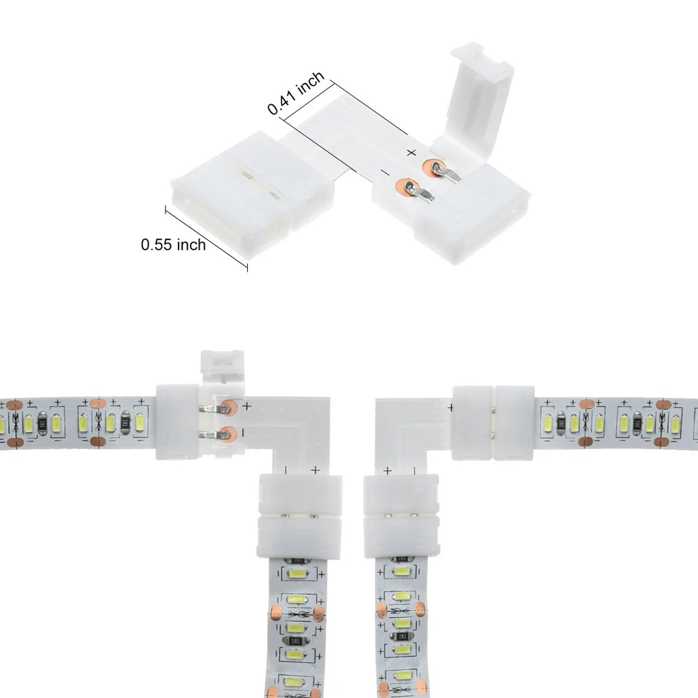 5 шт. светодиодные ленты разъемы L T X форма Быстрый пайки угловой разъем для rgb rgbw ws2811 ws2812 ws2812b 5050 5630 Светодиодные полосы