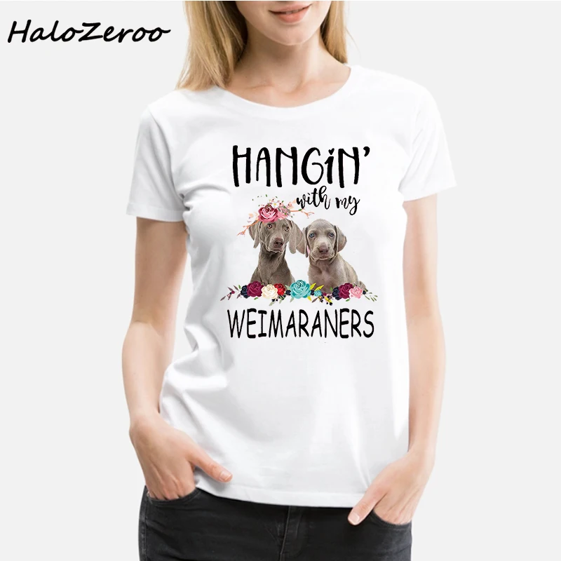 46Weimaraner Dog Hanging T-shirt, Women T-