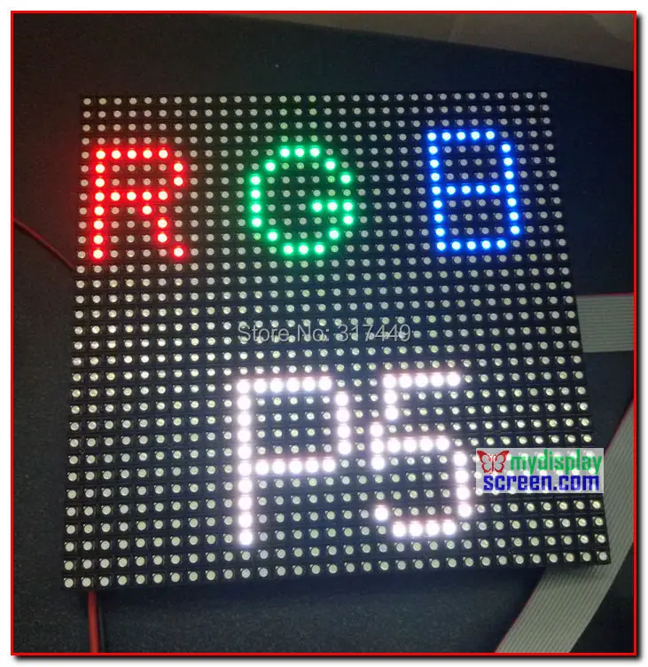 Светодиодный модуль DIY 5 мм полноцветный rgb hd концентратор пикселей 75 1/16