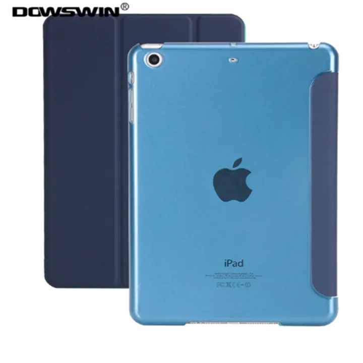 DOWSWIN чехол для нового iPad 9,7 из искусственной кожи чехол 9,7 дюймов со стилусом карандаш держатель Обложка для iPad чехол A1822 - Цвет: deep blue case