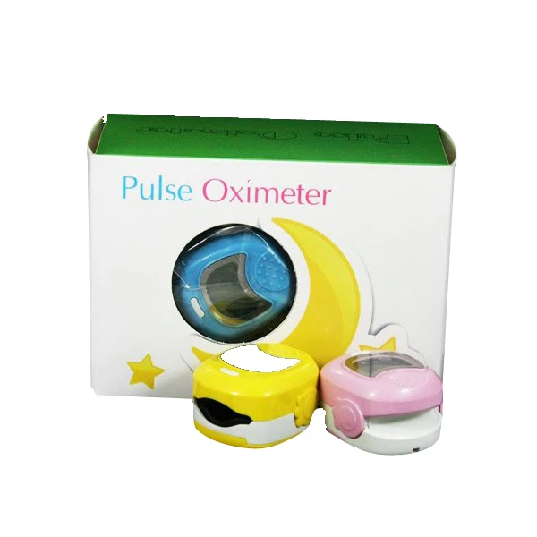 

2pcs/lot Baby Fingertip Pulse Rate Oxygen SPO2 Oximeter Monitor CE FDA pediatric medical pulse oximeter for kids and adults