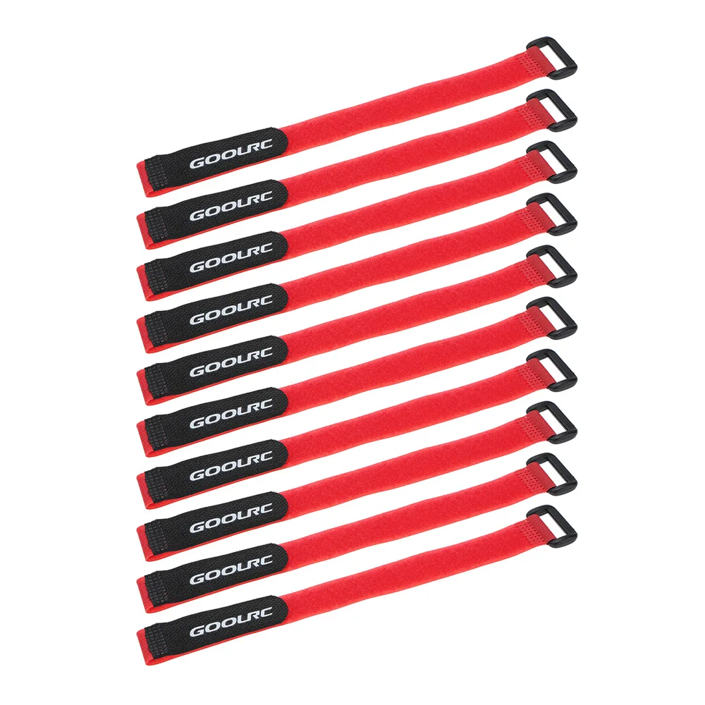 

10 Pcs Brand GoolRC 285mm Nylon Strong RC Battery Antiskid Straps Bands for Quadcopter Drone Car Model Universal Parts