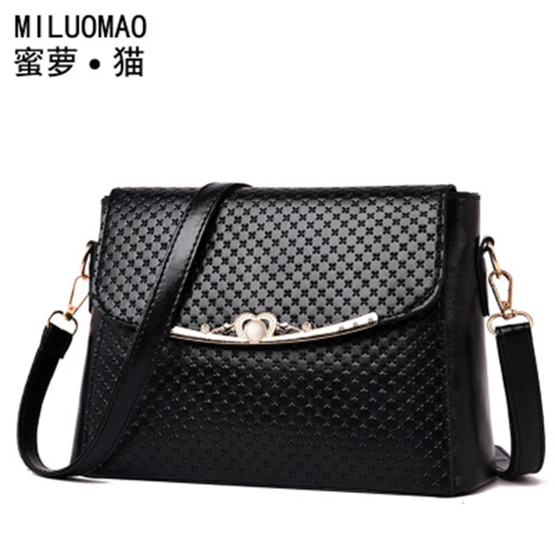 

Female bag 2019 explosion models fashion soft leather large capacity one shoulder popular diagonal cross wild small square bag
