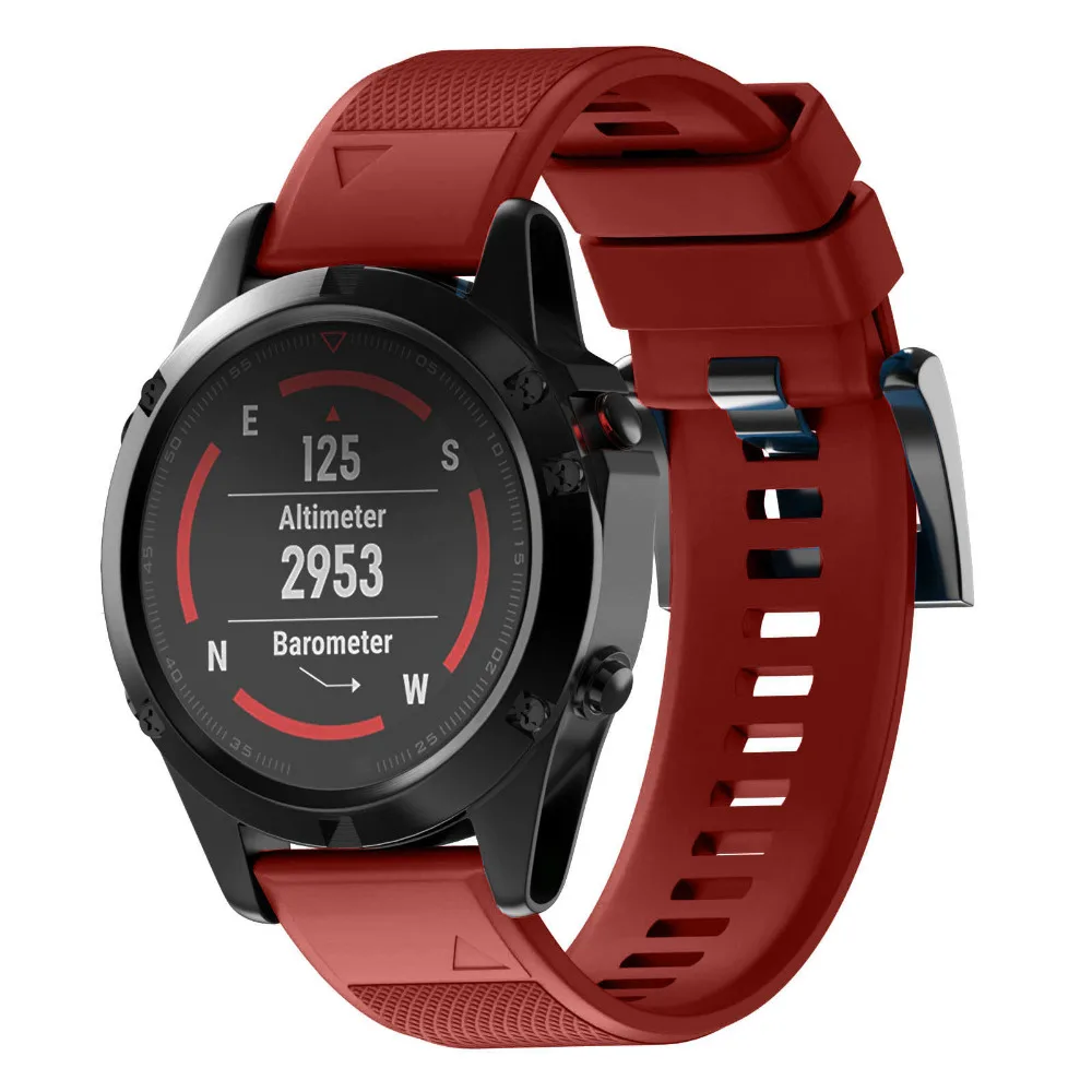 Сменный силиконовый ремешок для наручных часов Garmin Fenix 5 Fenix5 для Garmin Forerunner 935 gps часы быстросъемный ремешок для часов