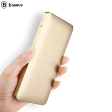 Baseus Double USB Power Bank 10000 mAh Externe Batterie Portable Rapide Mobile Téléphone Chargeur Pour iPhone 7 6 Samsung Xiaomi Powerbank