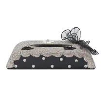 Блестящий тканевый чехол треугольный держатель для домашнего офисного декора автомобиля