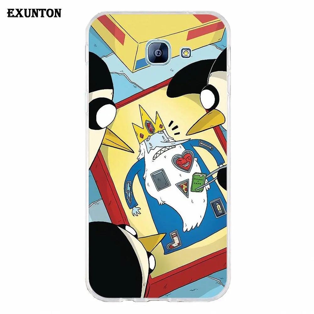 Adventure Time Gunter TPU популярный хит для Galaxy A3 A5 A7 A8 A9 A9S On5 On7 Plus Pro Star 2015 2016 2017