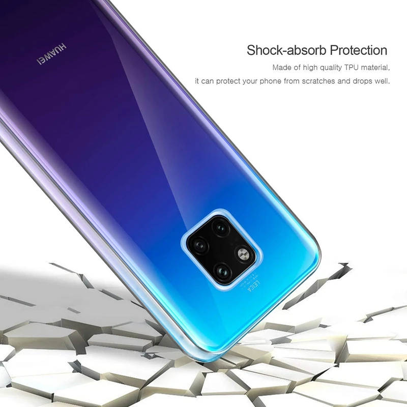 Прозрачный чехол с поворотом на 360 градусов для Huawei P20 P30 P8 Mate 10 20 Lite Pro Nova 3 3i Honor 7S 7A 7C